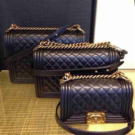 chanel boy comparison|chanel boys purses.